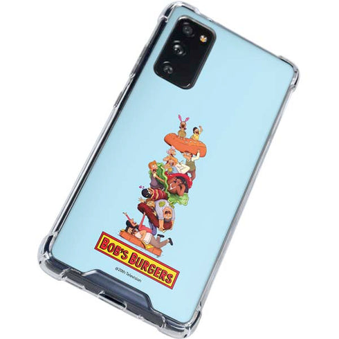 Bobs Burgers Stacked Galaxy S20 FE Clear Case